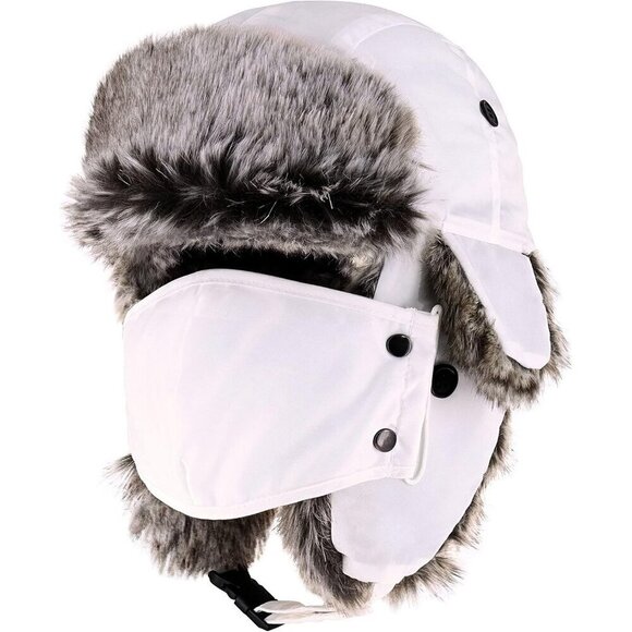 Waterproof Winter Trappers Unisex Premium Strength Ushanka Ear Flap Chin Strap - Picture 1 of 7